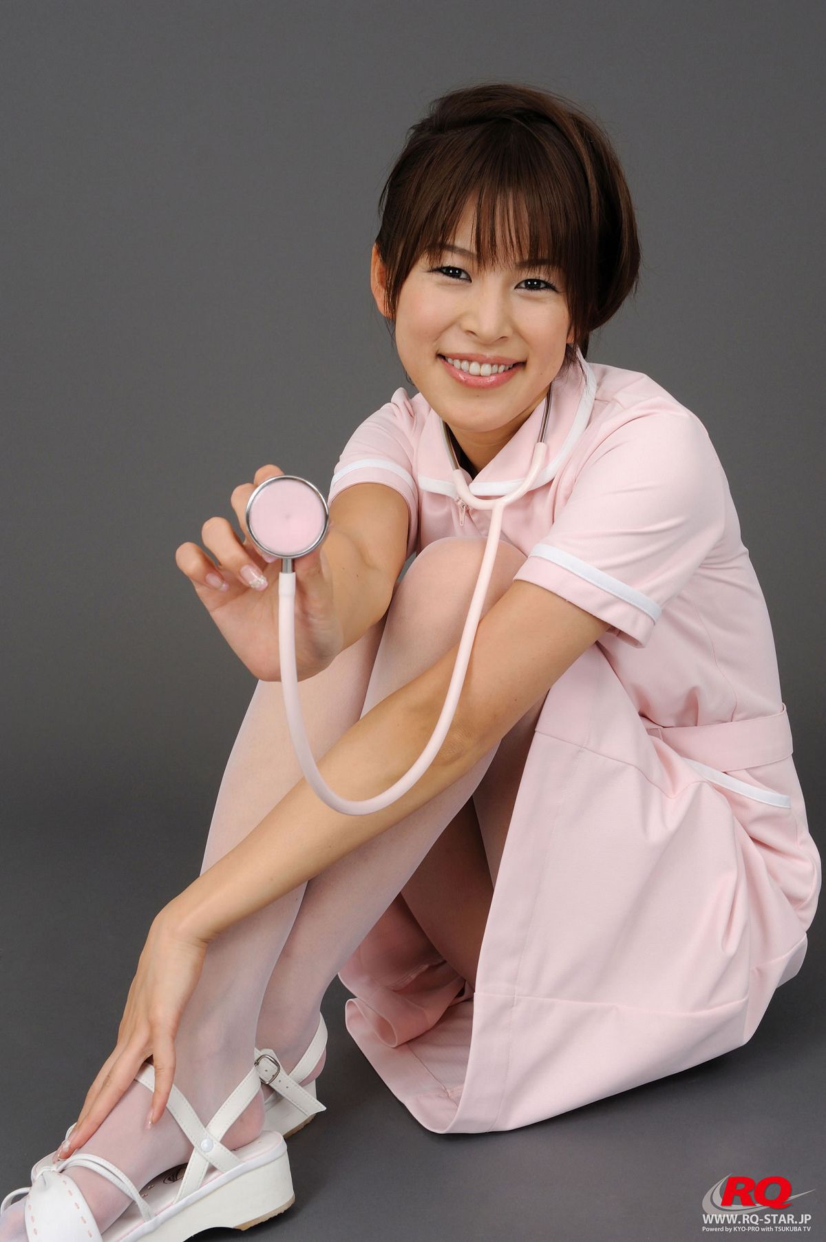 [RQ-Star] No.0019 Umi Kurihara 栗原海 ピンクナース 护士装  Nurse Costume [73P]